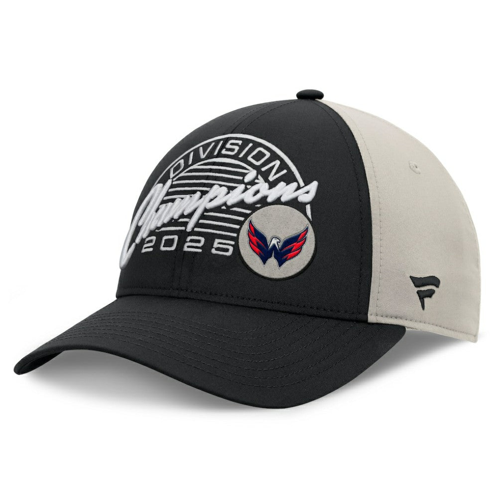 Washington Capitals Fanatics 2025 Metropolitan Division Champions Locker Room Adjustable Hat
