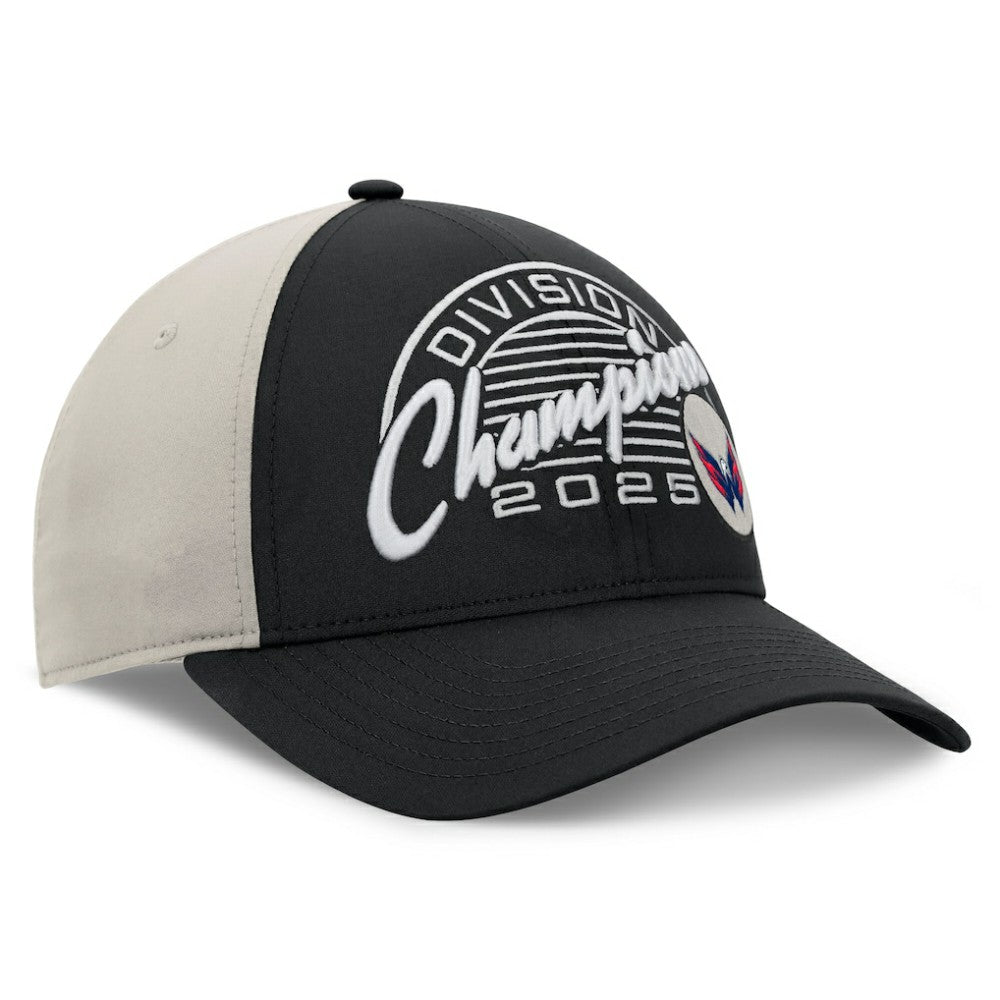 Washington Capitals Fanatics 2025 Metropolitan Division Champions Locker Room Adjustable Hat