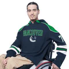 Vancouver Canucks G-III Sports by Carl Banks Adaptive Wear Lord Stanley Hooded Long Sleeve Sweatshirt