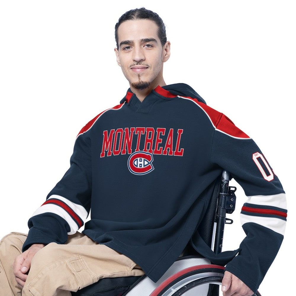 Montreal Canadiens G-III Sports by Carl Banks Adaptive Wear Lord Stanley Hooded Long Sleeve Sweatshirt