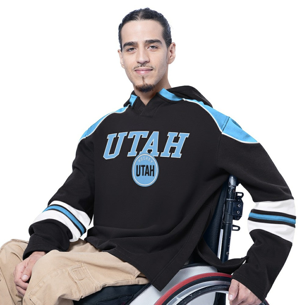 Utah Mammoth G-III Sports by Carl Banks Adaptive Wear Lord Stanley Hooded Long Sleeve Sweatshirt