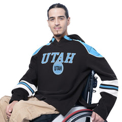 Utah Mammoth G-III Sports by Carl Banks Adaptive Wear Lord Stanley Hooded Long Sleeve Sweatshirt