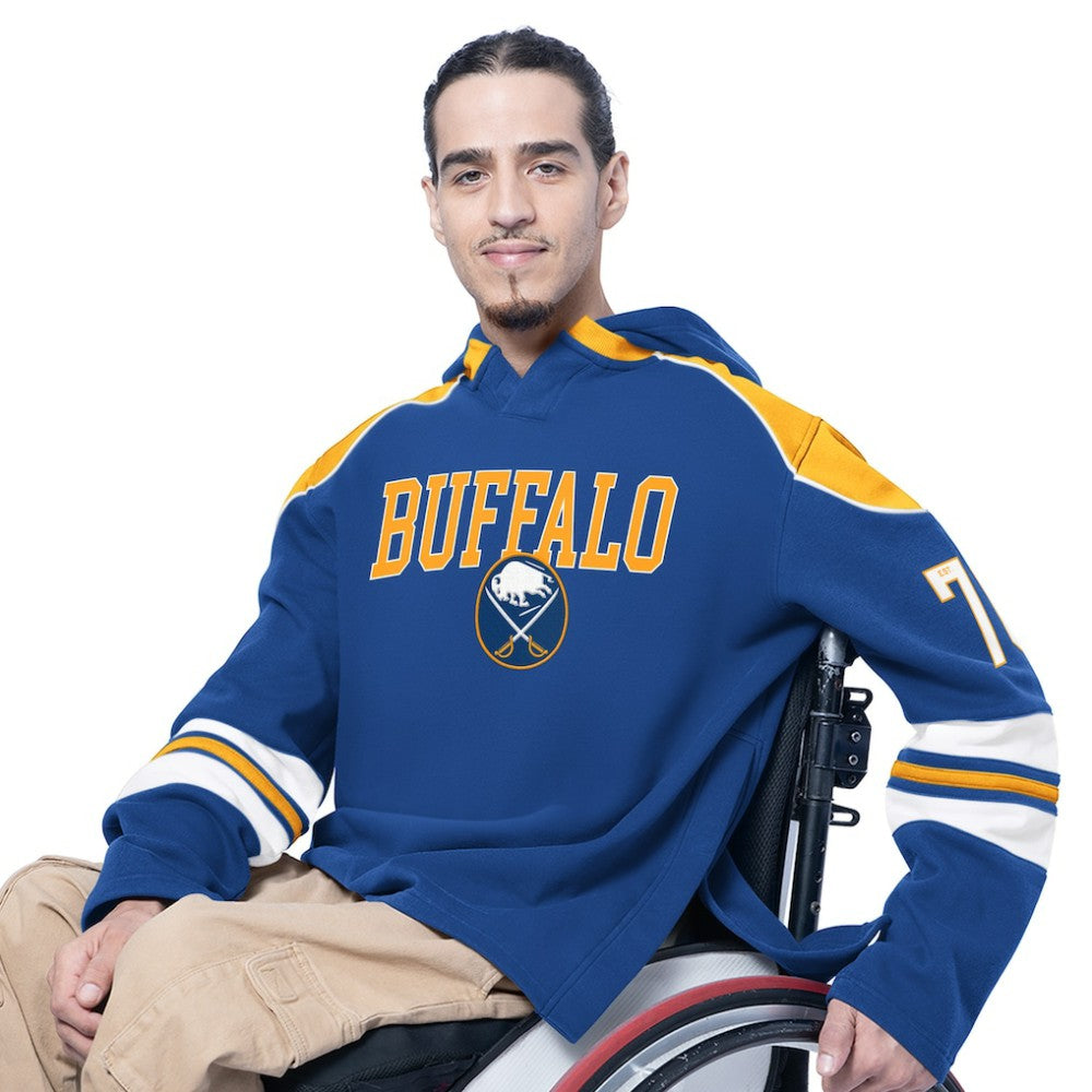 Buffalo Sabres G-III Sports by Carl Banks Adaptive Wear Lord Stanley Hooded Long Sleeve Sweatshirt