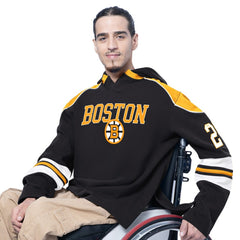 Boston Bruins G-III Sports by Carl Banks Adaptive Wear Lord Stanley Hooded Long Sleeve Sweatshirt