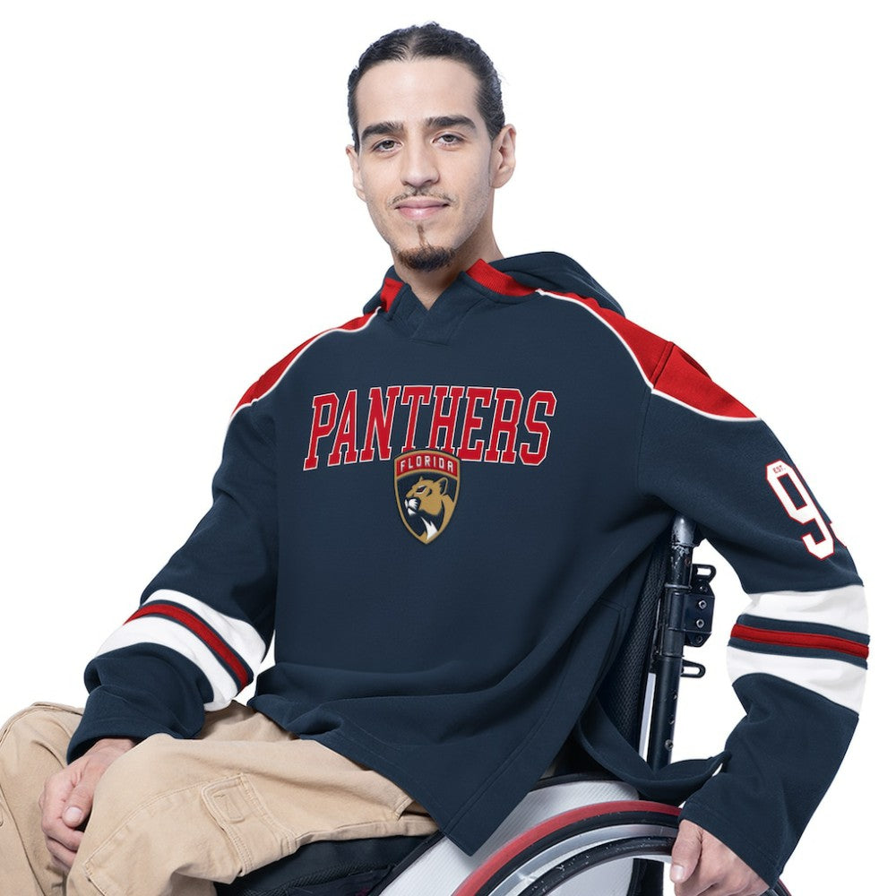 Florida Panthers G-III Sports by Carl Banks Adaptive Wear Lord Stanley Hooded Long Sleeve Sweatshirt