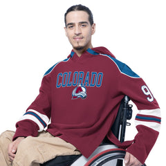 Colorado Avalanche G-III Sports by Carl Banks Adaptive Wear Lord Stanley Hooded Long Sleeve Sweatshirt
