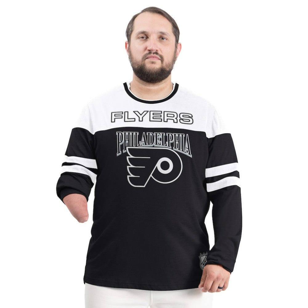 Philadelphia Flyers G-III Sports by Carl Banks Adaptive Wear Outlast Durene Long-Sleeve T-Shirt