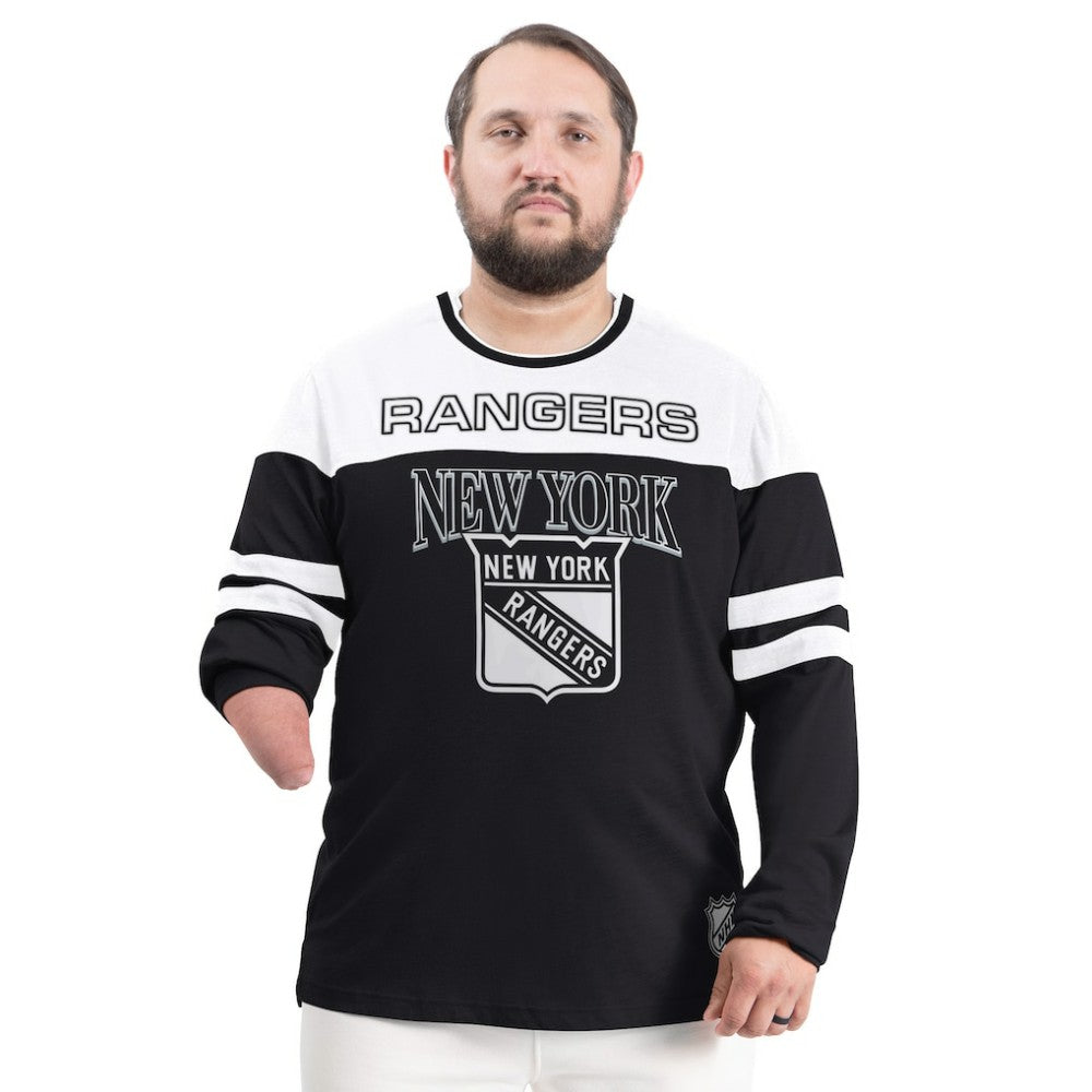New York Rangers G-III Sports by Carl Banks Adaptive Wear Outlast Durene Long-Sleeve T-Shirt