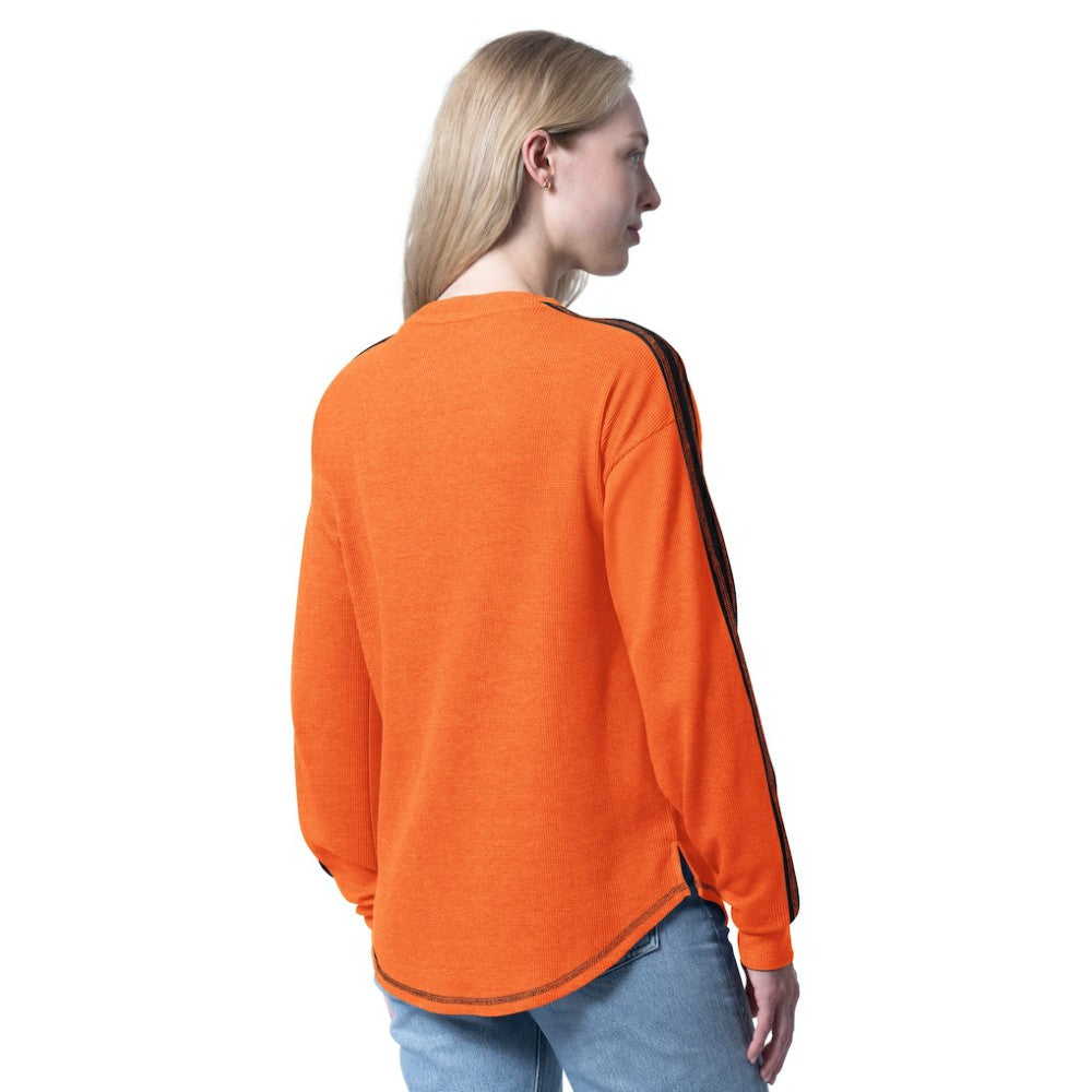 Philadelphia Flyers G-III 4Her by Carl Banks Women's Advantage Thermal Long-Sleeve Tri-Blend T-Shirt
