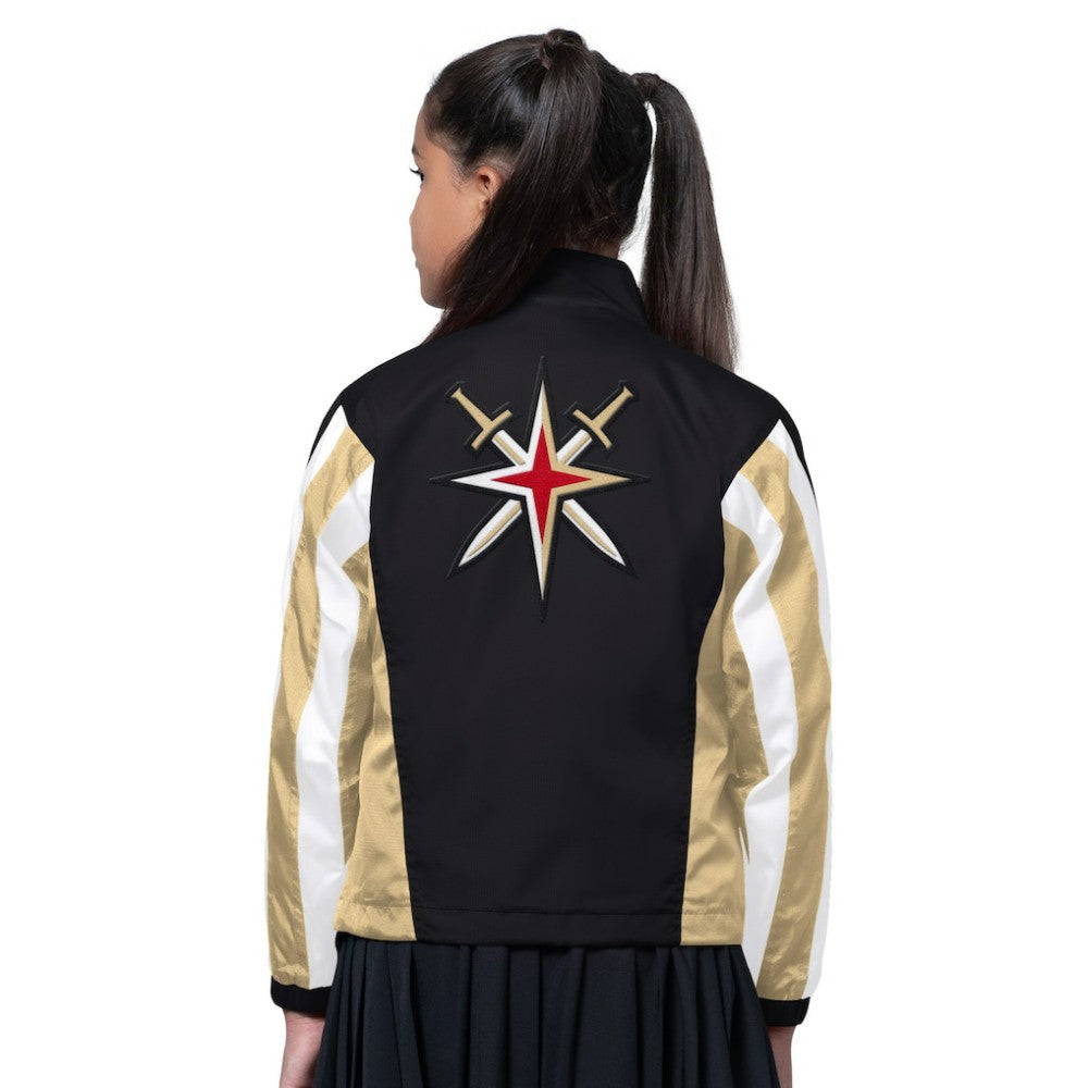Vegas Golden Knights Starter Girls Key Player Half Zip Jacket