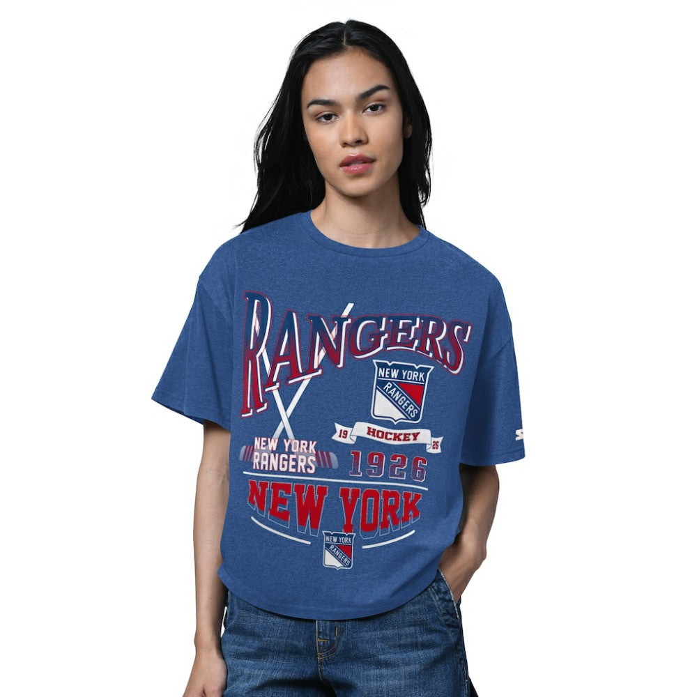 New York Rangers Starter Women's Oversized Hall of Fame T-Shirt