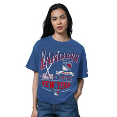New York Rangers Starter Women's Oversized Hall of Fame T-Shirt