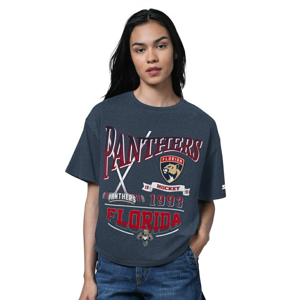 Florida Panthers Starter Women's Oversized Hall of Fame T-Shirt