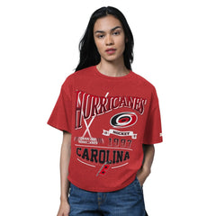 Carolina Hurricanes Starter Women's Oversized Hall of Fame T-Shirt