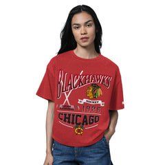 Chicago Blackhawks Starter Women's Oversized Hall of Fame T-Shirt