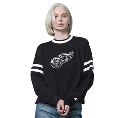 Detroit Red Wings Starter Women's Rally Fleece Cropped Sweatshirt