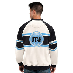Utah Mammoth Starter Male Adult Defense Fleece Crewneck Sweatshirt