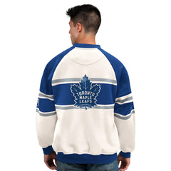 Toronto Maple Leafs Starter Male Adult Defense Fleece Crewneck Sweatshirt