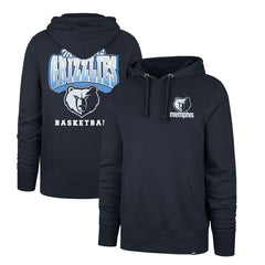 Memphis Grizzlies '47 2025/26 City Edition Jab Step Headline Hoodie - Navy | 47 brand for sale