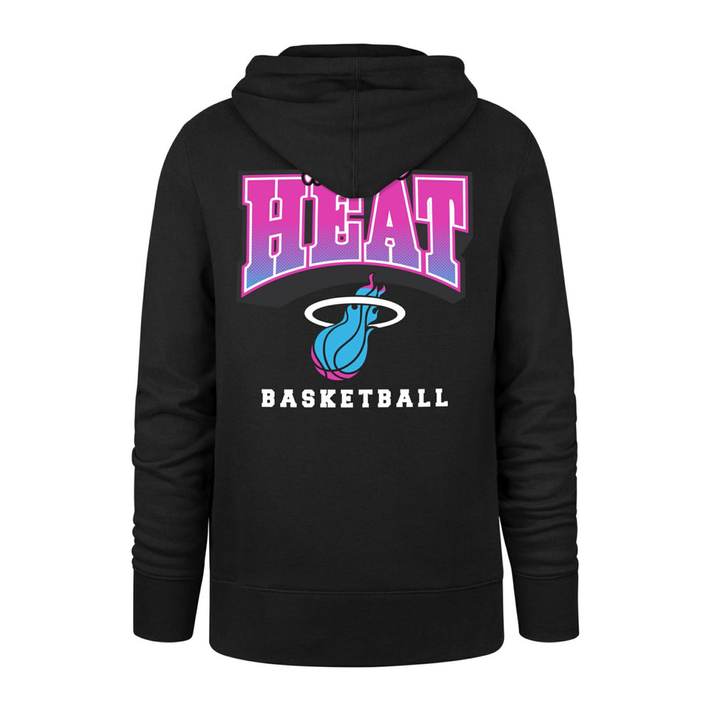 Miami Heat '47 2025/26 City Edition Jab Step Headline Hoodie - Black | 47 brand shop