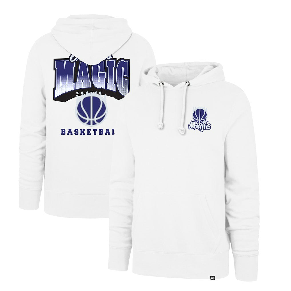 Orlando Magic '47 2025/26 City Edition Jab Step Headline Hoodie sale - White | 47 brand for sale