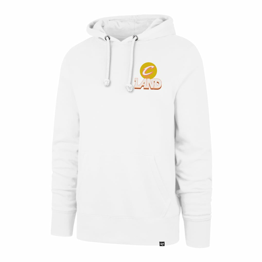 Cleveland Cavaliers '47 2025/26 City Edition Jab Step Headline Hoodie sale - White | 47 brand sale