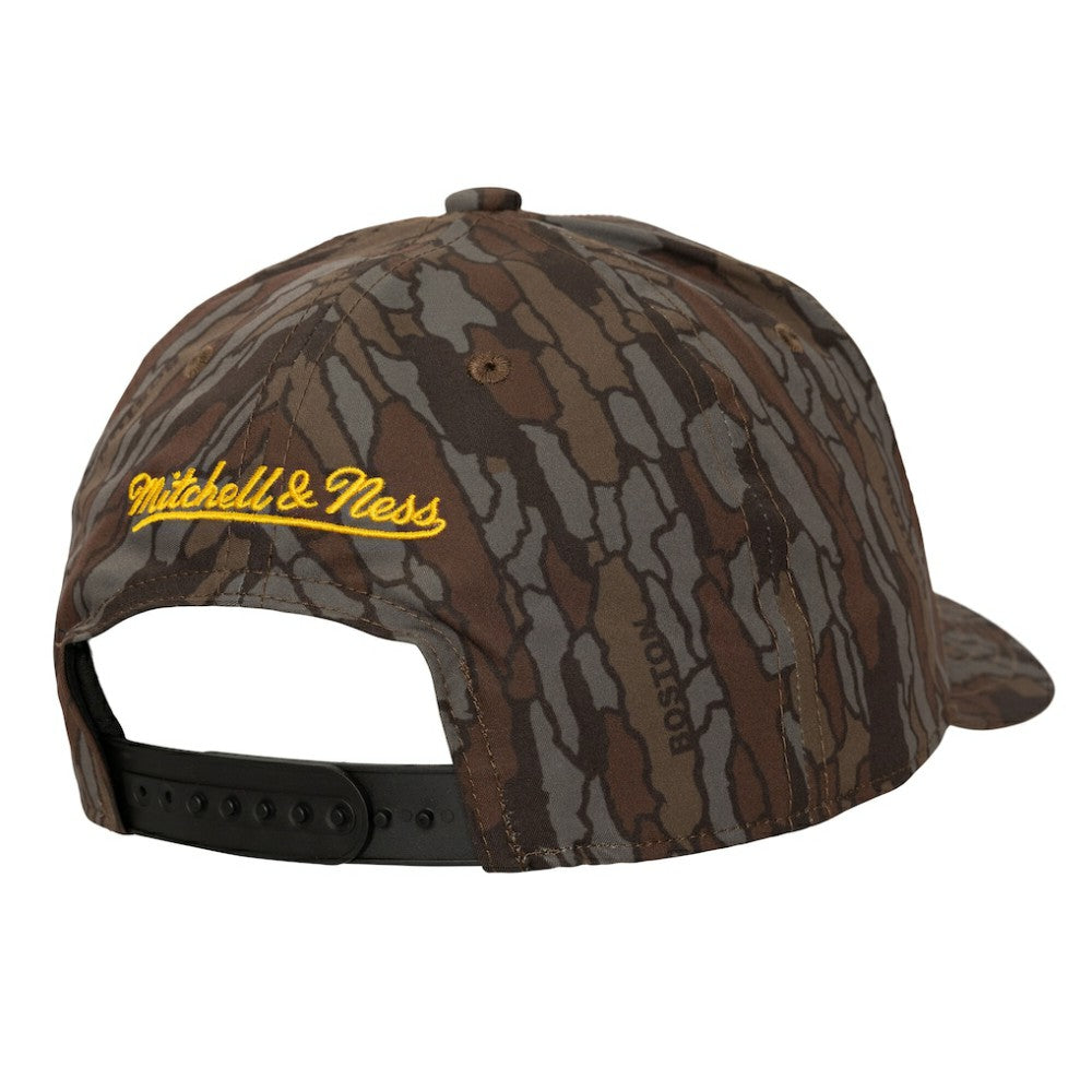 Boston Bruins Mitchell & Ness Hidden Camo Pro Crown Adjustable Hat