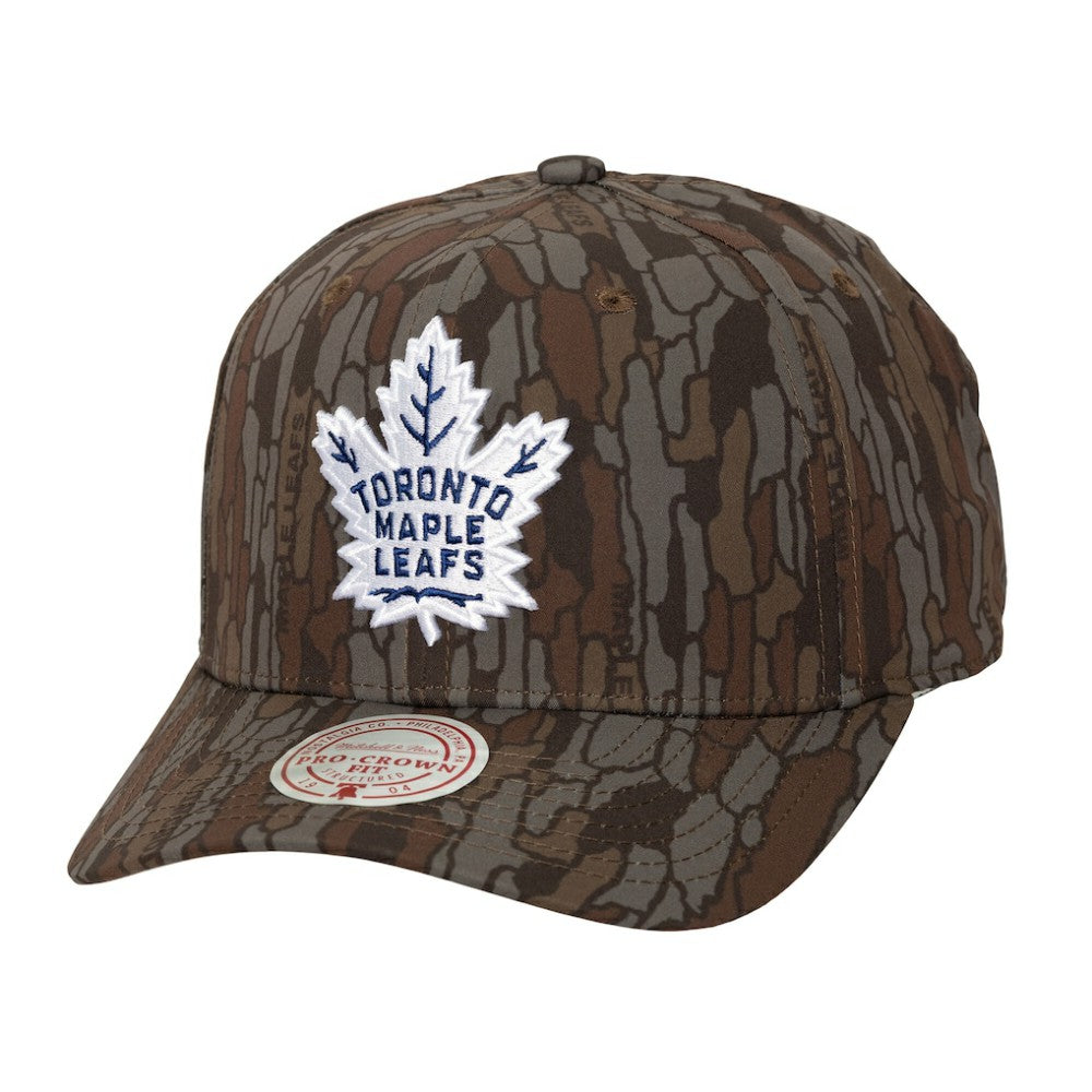 Toronto Maple Leafs Mitchell & Ness Hidden Camo Pro Crown Adjustable Hat