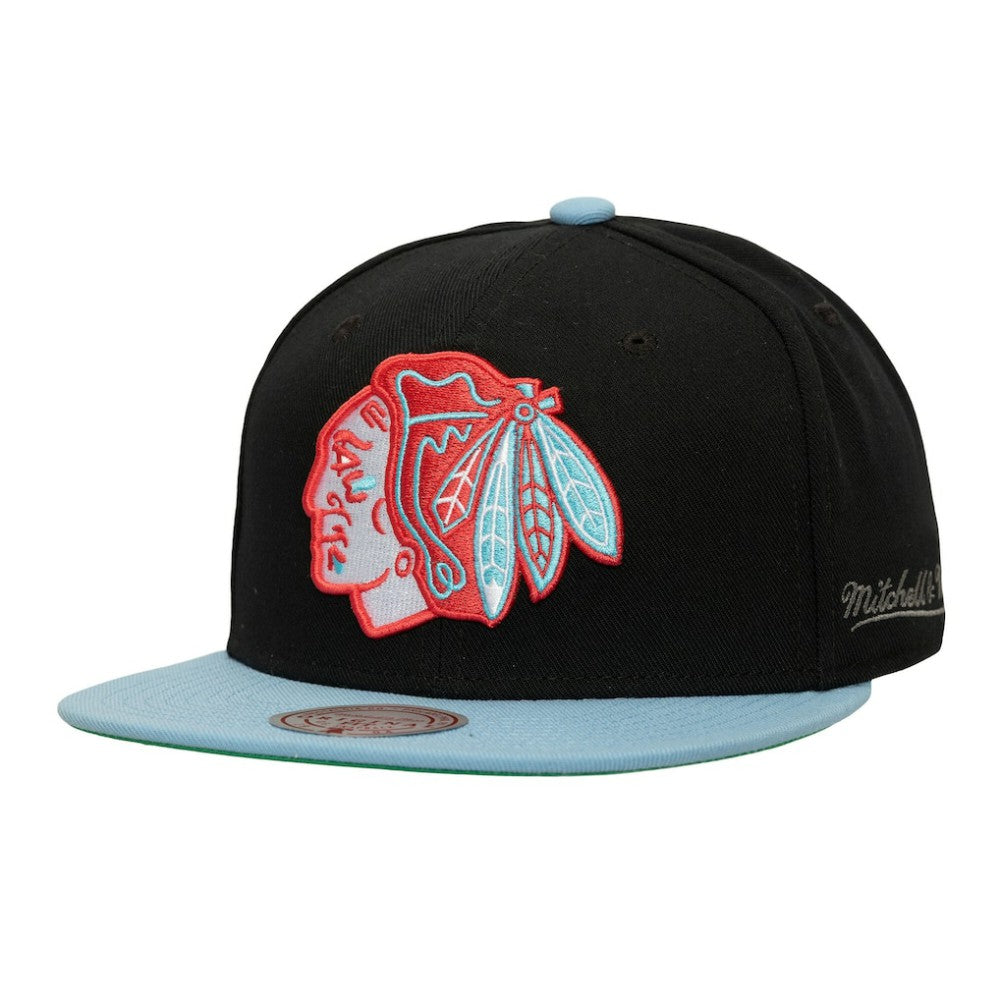Chicago Blackhawks Mitchell & Ness Core Team Special Snapback Hat