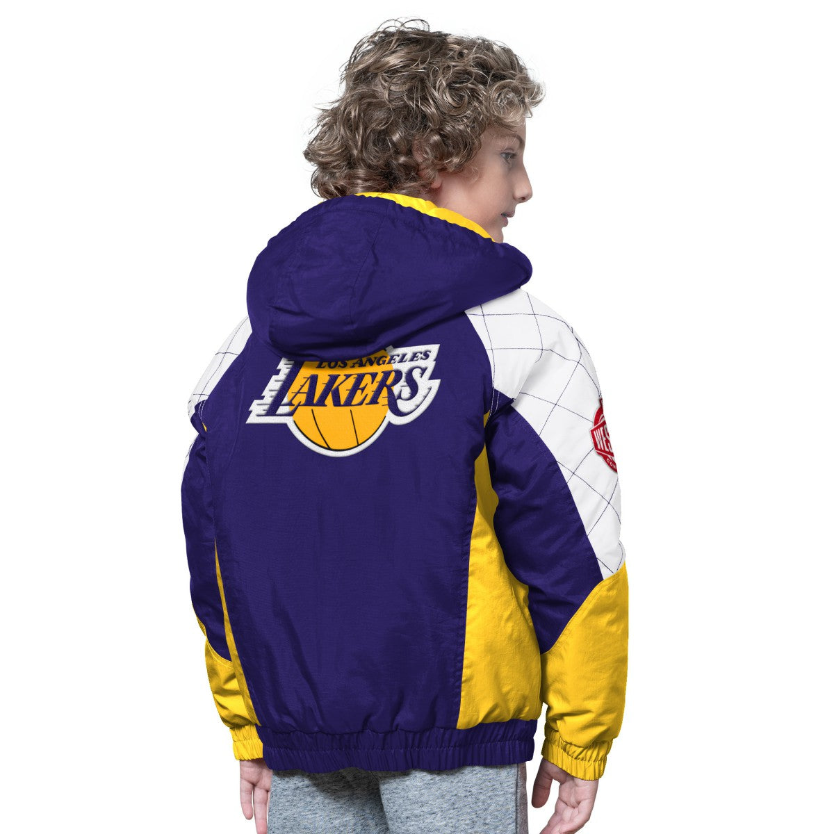 Los Angeles Lakers Starter Youth All Time Pro Jr. Full-Zip Hoodie Jacket - Purple/Gold online