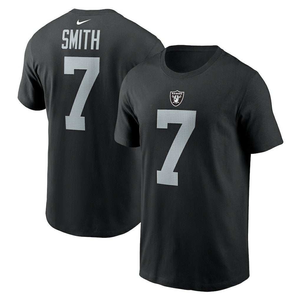 NFL Las Vegas Raiders Geno Smith  Name & Number T-Shirt