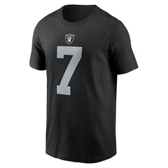 NFL Las Vegas Raiders Geno Smith  Name & Number T-Shirt