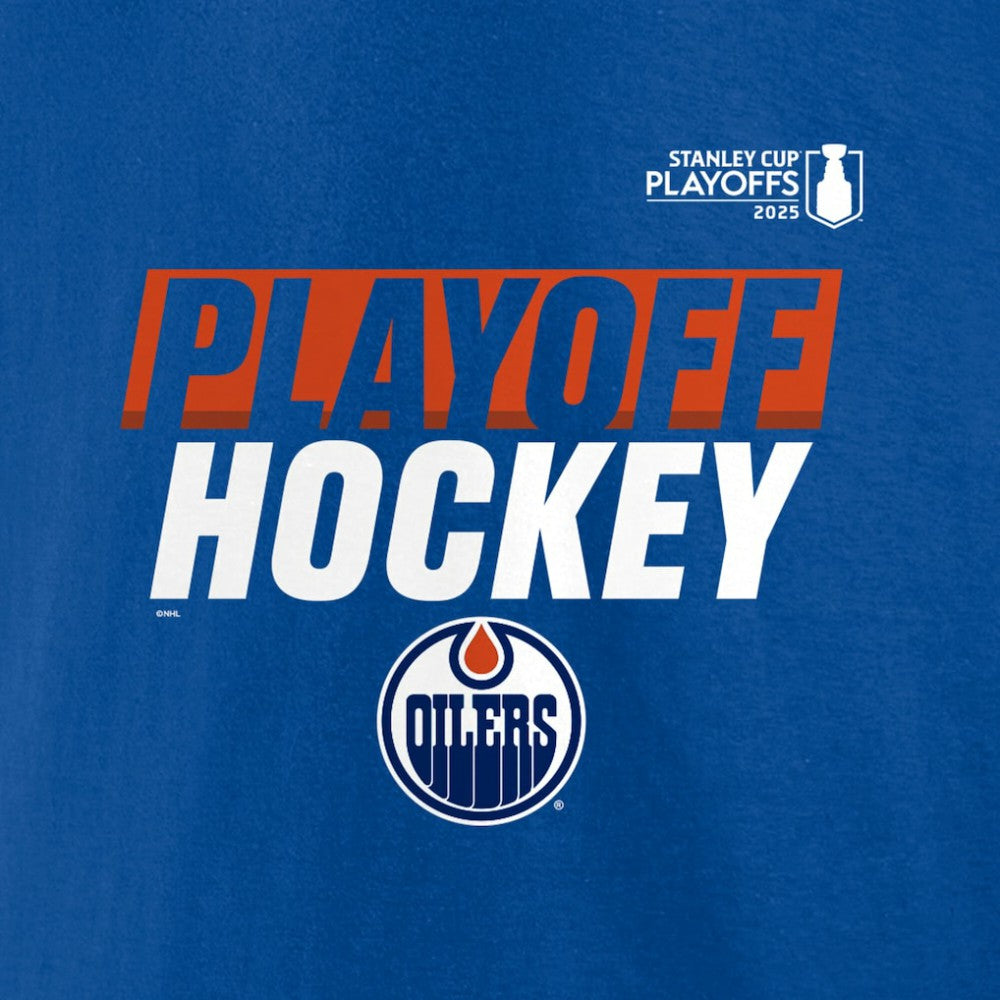 Edmonton Oilers Fanatics 2025 Stanley Cup Playoffs Breakout Fleece Pullover Hoodie