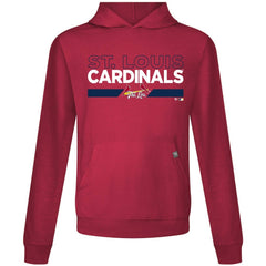 St. Louis Cardinals Levelwear City Connect Relay No Hitter Pullover Hoodie - Red