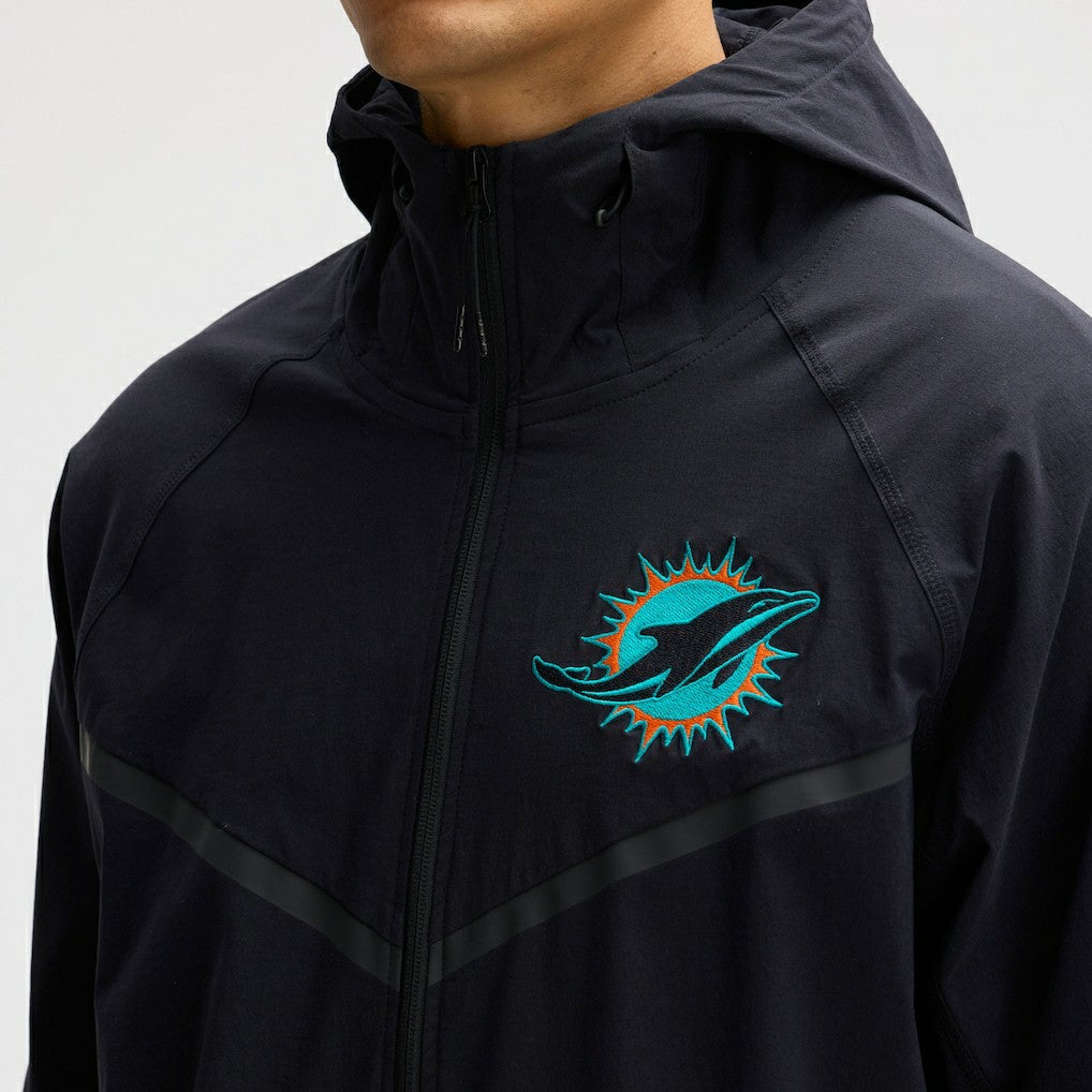 NFL Miami Dolphins 2025 Rivalries Collection Tech Raglan Full-Zip Jacket