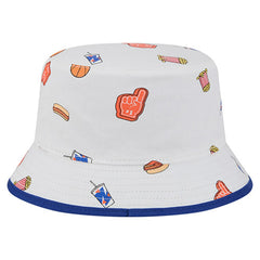New York Knicks Team Cheer Reversible Bucket Hat - White | New Era shop