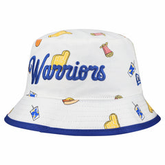 Golden State Warriors Team Cheer Reversible Bucket Hat sale - White | New Era sale