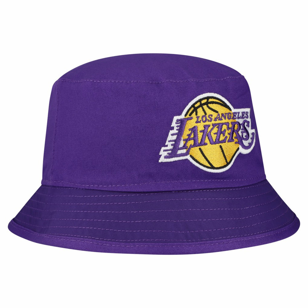 Los Angeles Lakers Team Cheer Reversible Bucket Hat - White | New Era discount