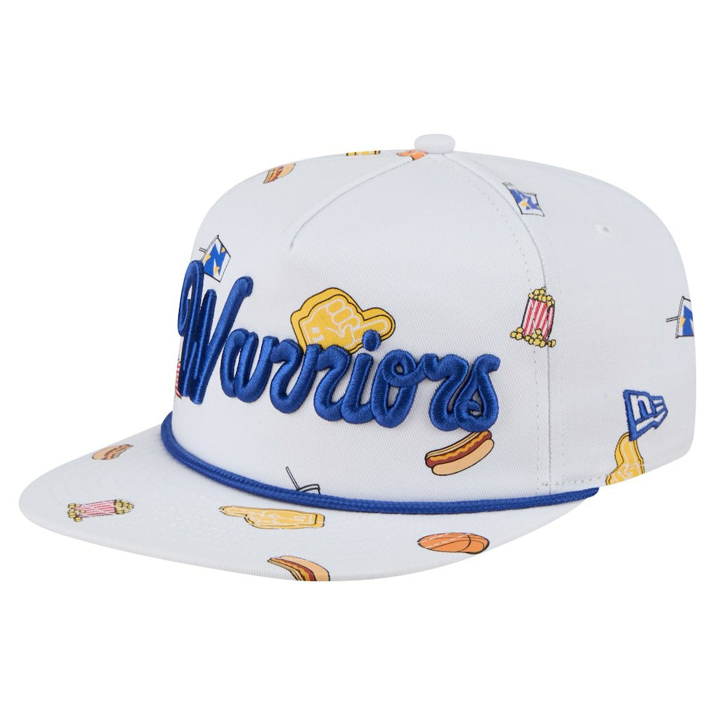 Golden State Warriors Team Cheer Rope 19TWENTY Adjustable Hat sale - White | New Era outlet