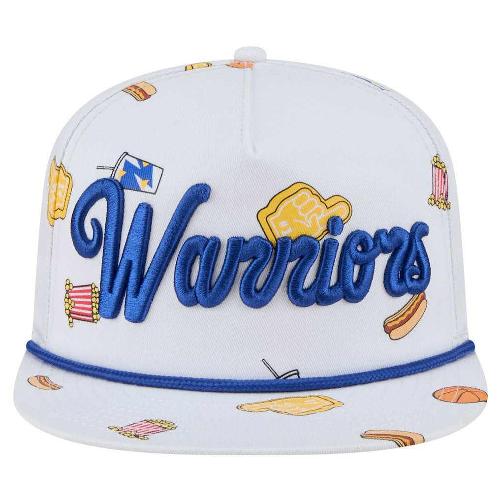 Golden State Warriors Team Cheer Rope 19TWENTY Adjustable Hat sale - White | New Era outlet