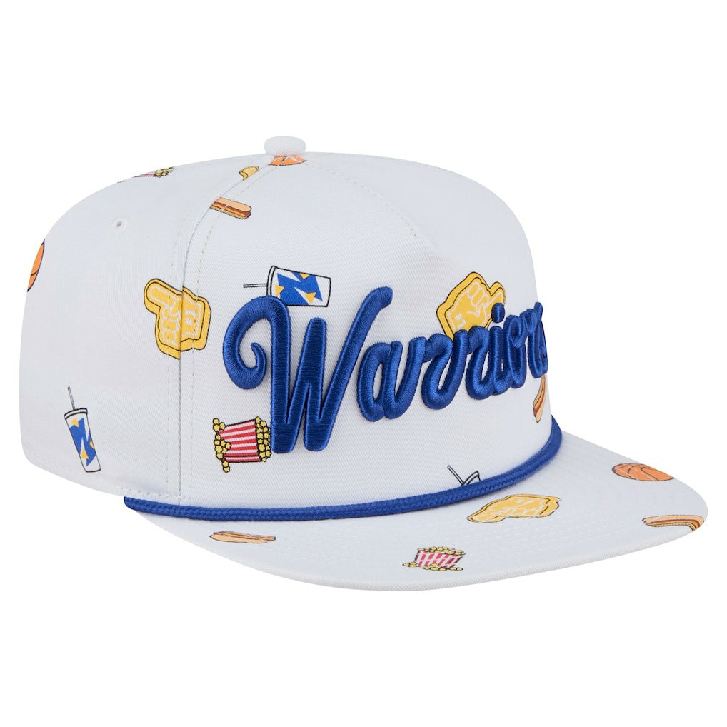 Golden State Warriors Team Cheer Rope 19TWENTY Adjustable Hat sale - White | New Era outlet