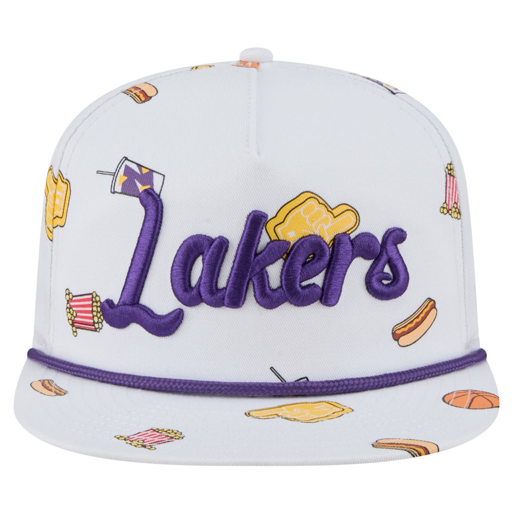 Los Angeles Lakers Team Cheer Rope 19TWENTY Adjustable Hat - White | New Era sale