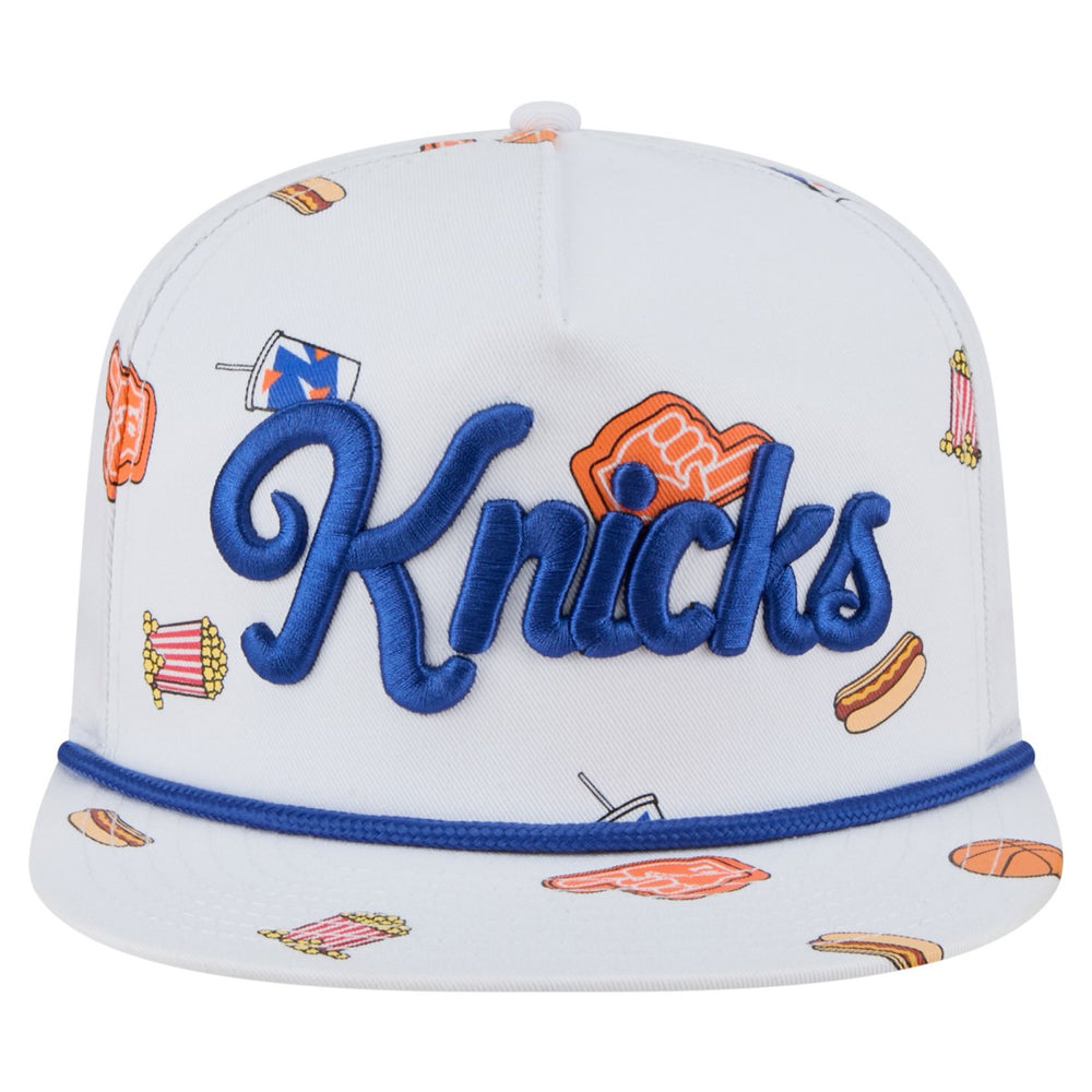 New York Knicks Team Cheer Rope 19TWENTY Adjustable Hat - White | New Era sale