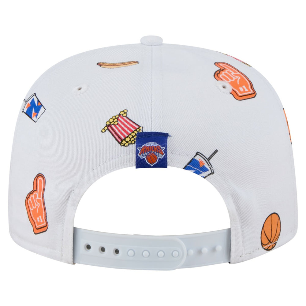 New York Knicks Team Cheer Rope 19TWENTY Adjustable Hat - White | New Era sale