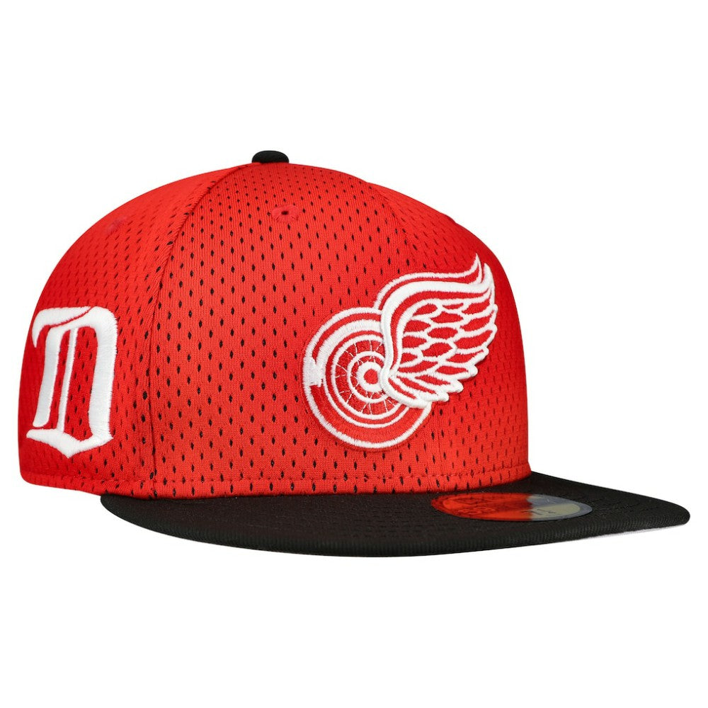 Detroit Red Wings New Era Mesh Crown Two-Tone 59FIFTY Fitted Hat