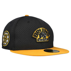 Boston Bruins New Era Mesh Crown Two-Tone 59FIFTY Fitted Hat