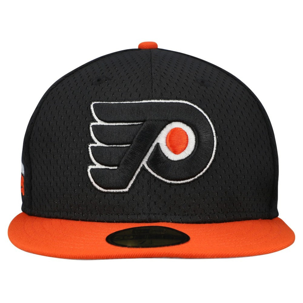 Philadelphia Flyers New Era Mesh Crown Two-Tone 59FIFTY Fitted Hat