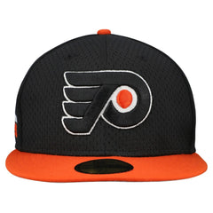 Philadelphia Flyers New Era Mesh Crown Two-Tone 59FIFTY Fitted Hat