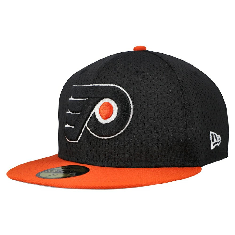 Philadelphia Flyers New Era Mesh Crown Two-Tone 59FIFTY Fitted Hat