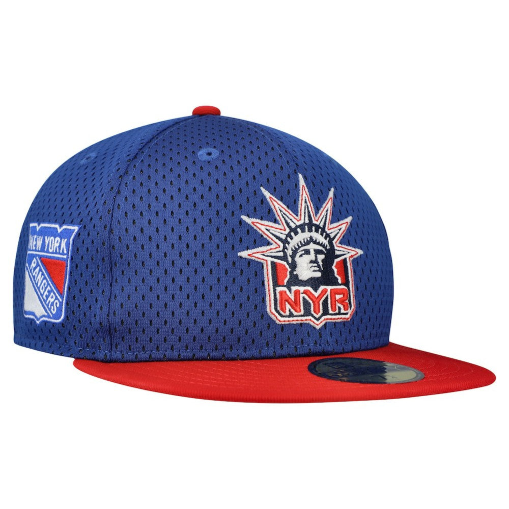 New York Rangers New Era Mesh Crown Two-Tone 59FIFTY Fitted Hat